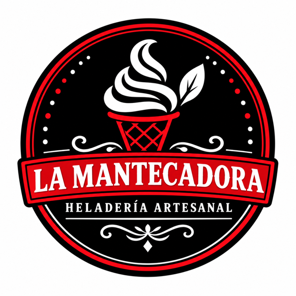 Logotipo de Heladería La Mantecadora