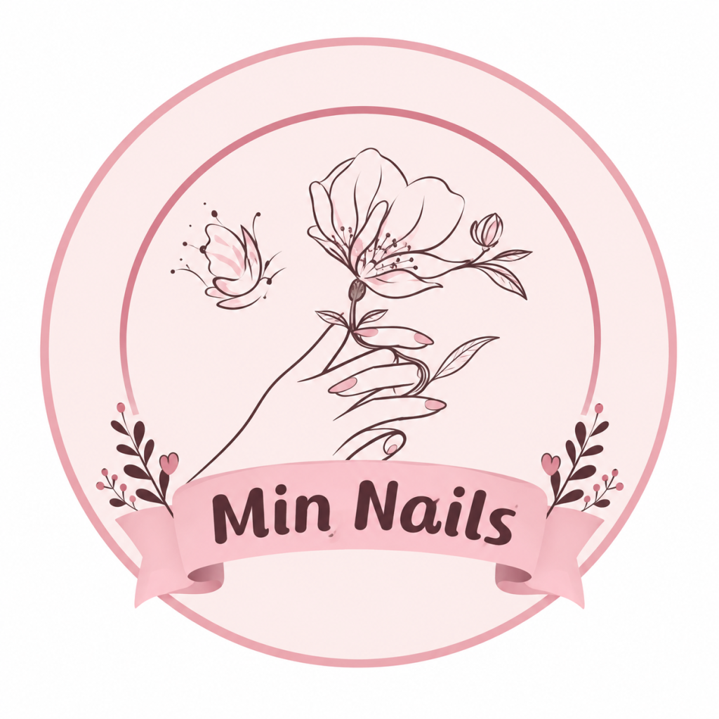 Logotipo de Min Nails- Salón de uñas